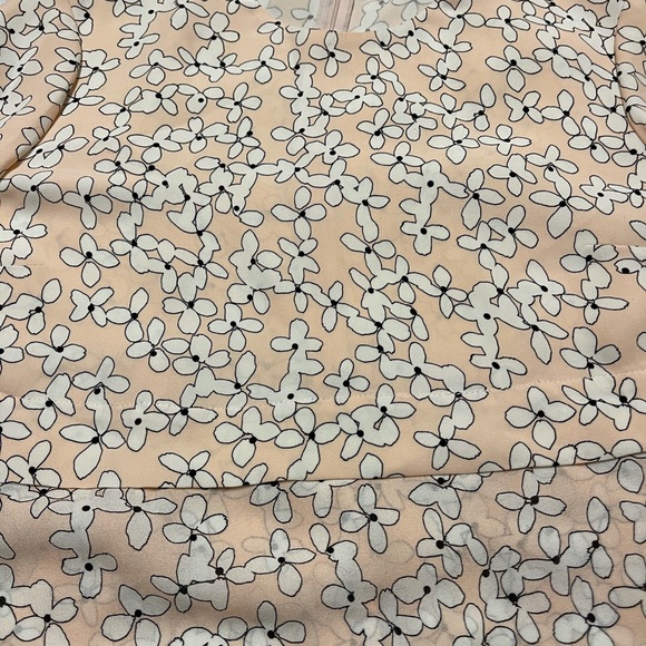 A.L.C. Silk Floral Tiered Shirt Women's Size 4 - Picture 12 of 13